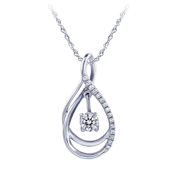 GIA 32分鑽石水滴型墜子